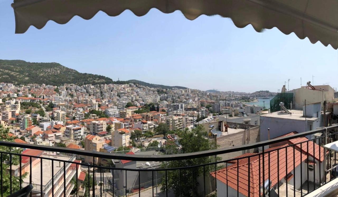 Sea And Castle Panoramic View Apartman Kavála Kültér fotó